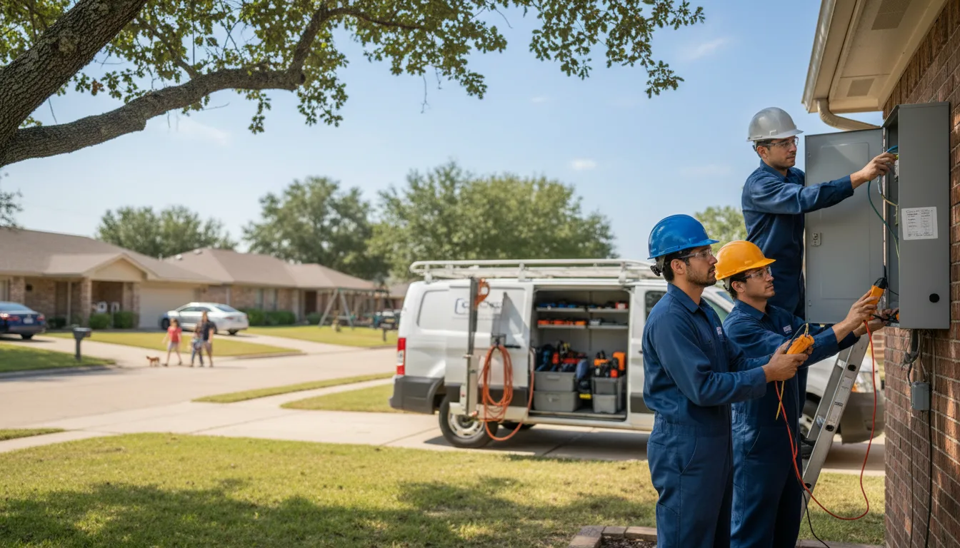 Certified electrician providing emergency electrical services in University Heights, IA